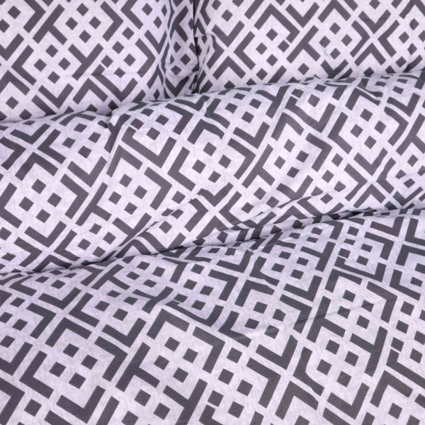 Фото - Комплект постельного белья MirSon Ranforce Elite 17-0950 Abstract Graphite 220х240 (2200013166009)